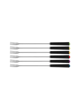 KELA | Fourchettes à fondue au fromage Morena, lot de 6 | 